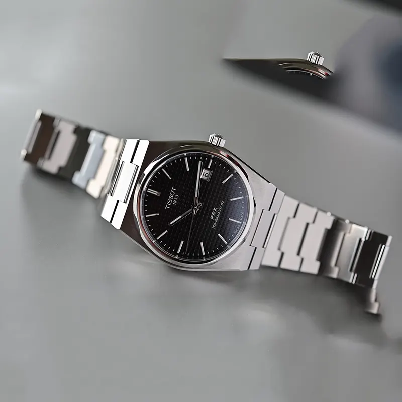 Tissot PRX Swiss Powermatic 80 Black Dial Men's Watch- T137.407.11.051.00